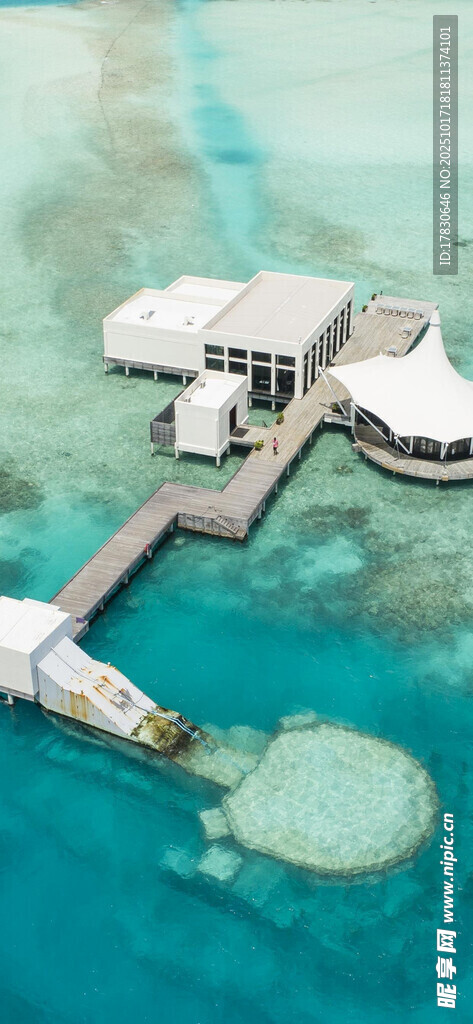 海上度假屋梦幻水上建筑
