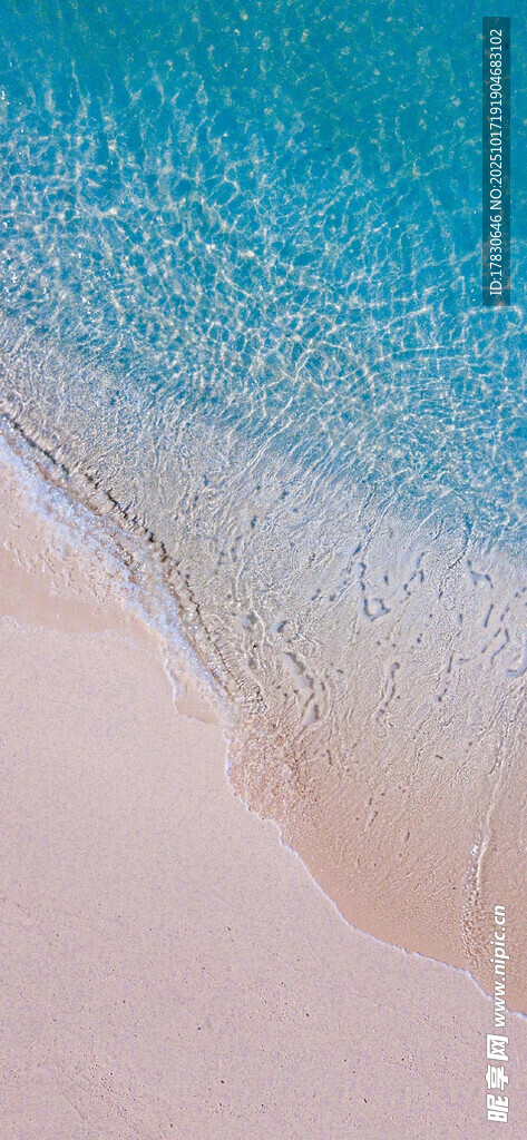 沙滩海浪美景
