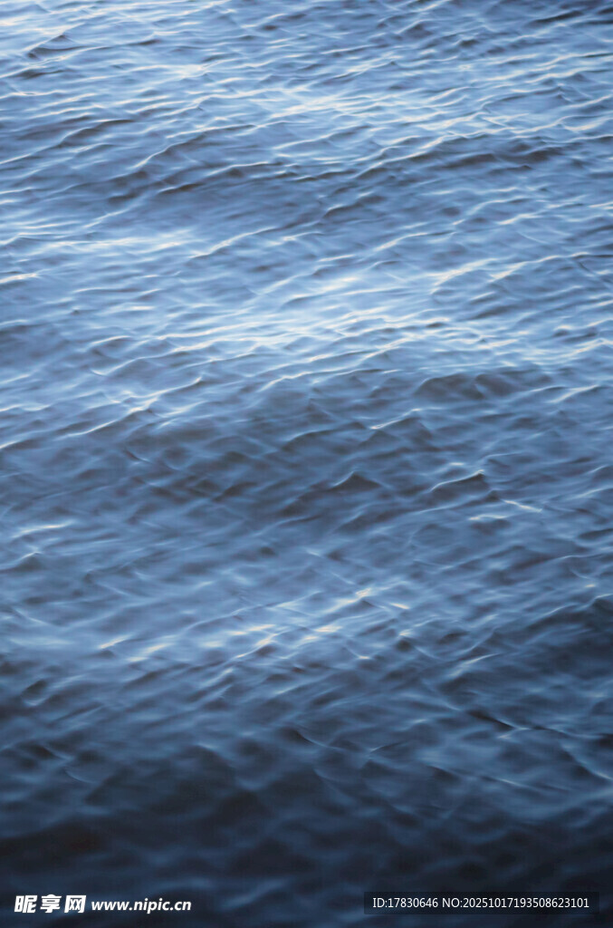蓝色海面水波纹理