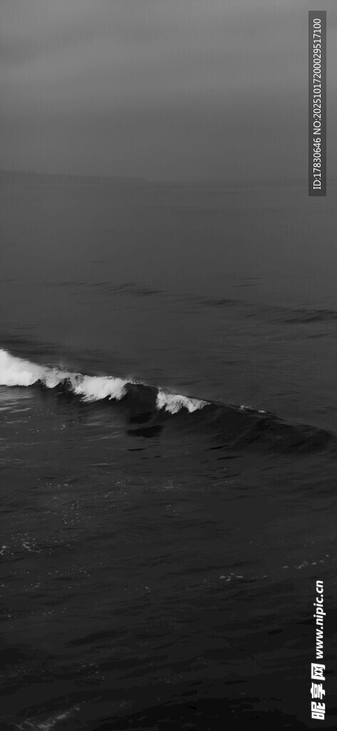 海上浪涌景象