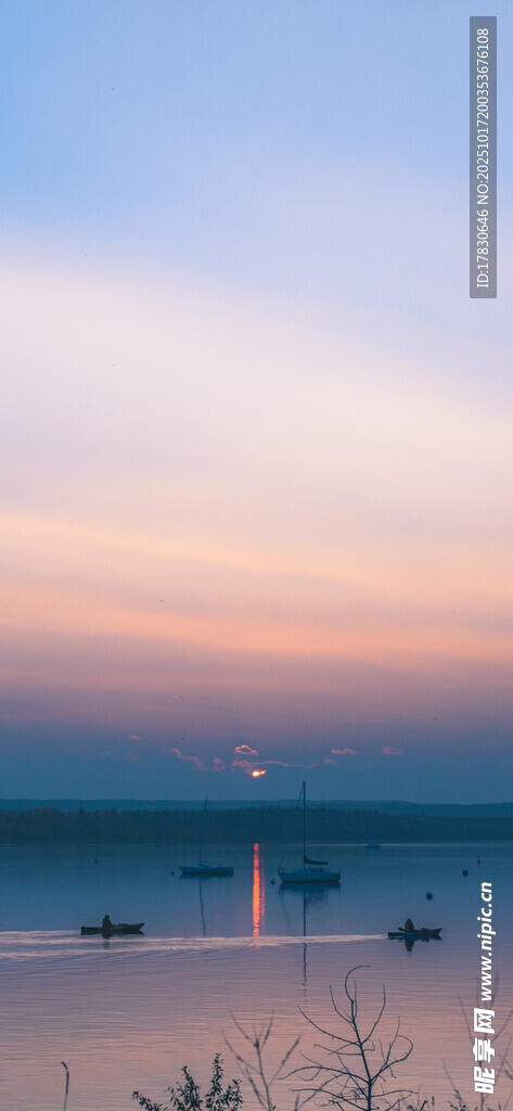 海边黄昏美景