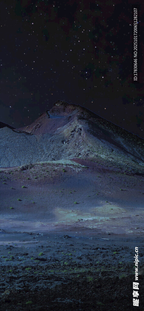 梦幻山海夜景