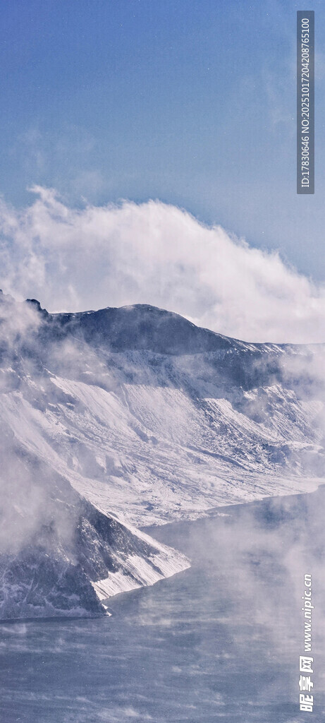 壮丽雪山景观
