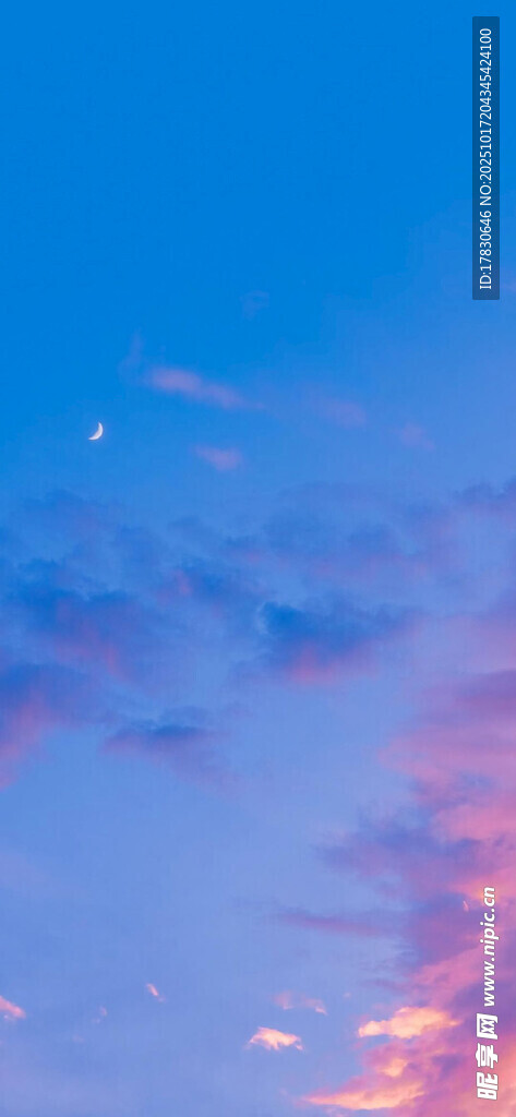梦幻天空晚霞美景