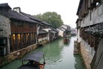 江南水乡乌镇河道风景