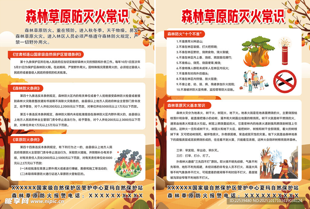 森林防火安全知识宣传DM