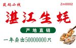 湛江生蚝产地直播促销