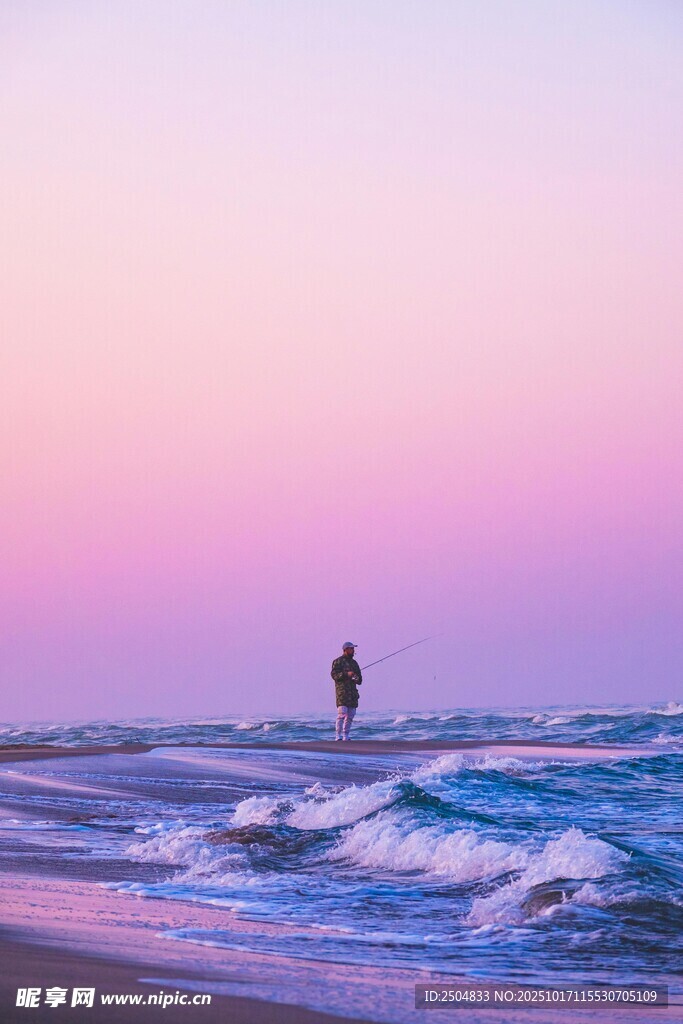 海边独行者 邂逅浪漫暮色
