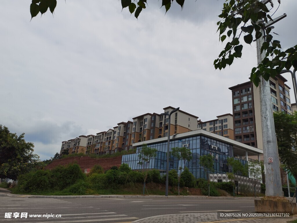 现代风格建筑群景观