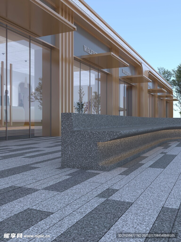 现代风格户外休闲空间