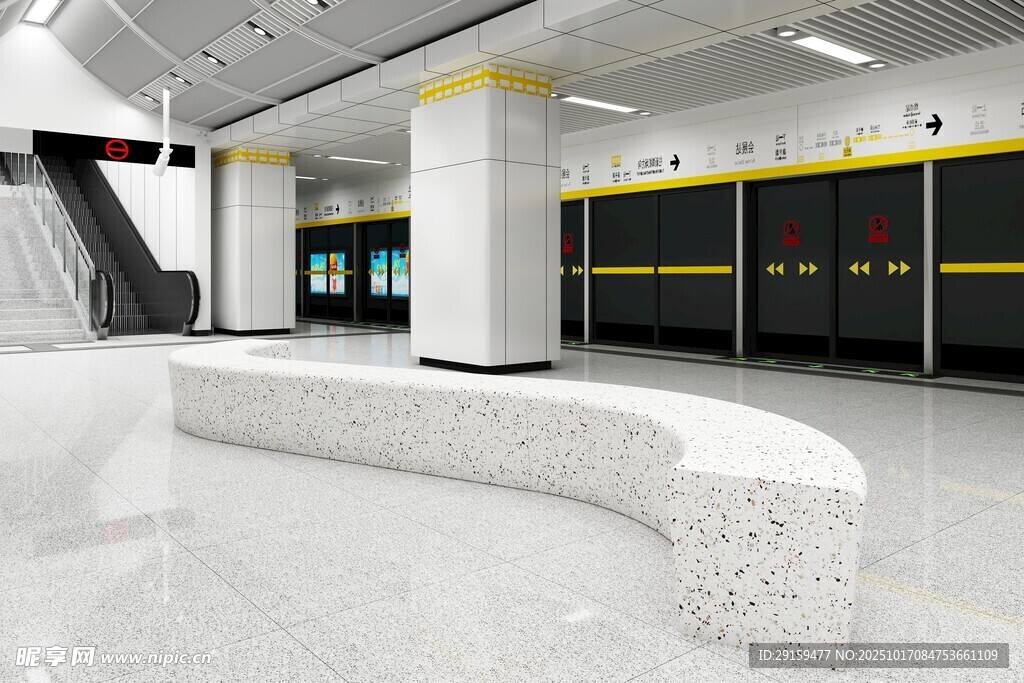 现代数据中心室内空间场景