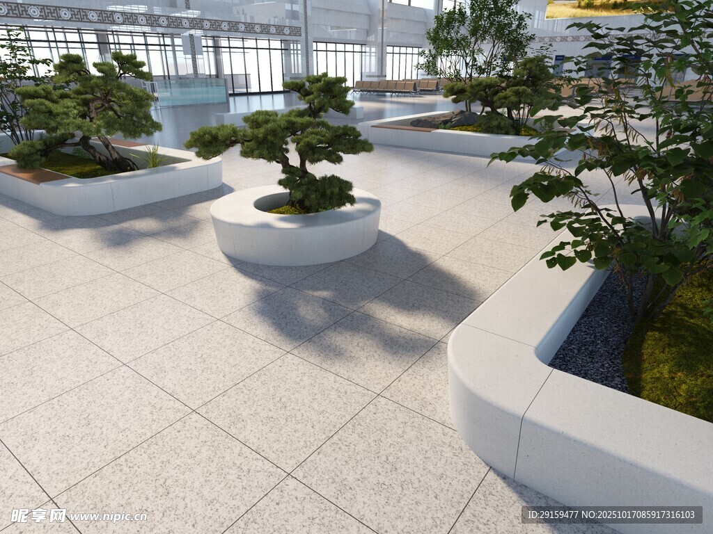 现代露台绿植景观设计