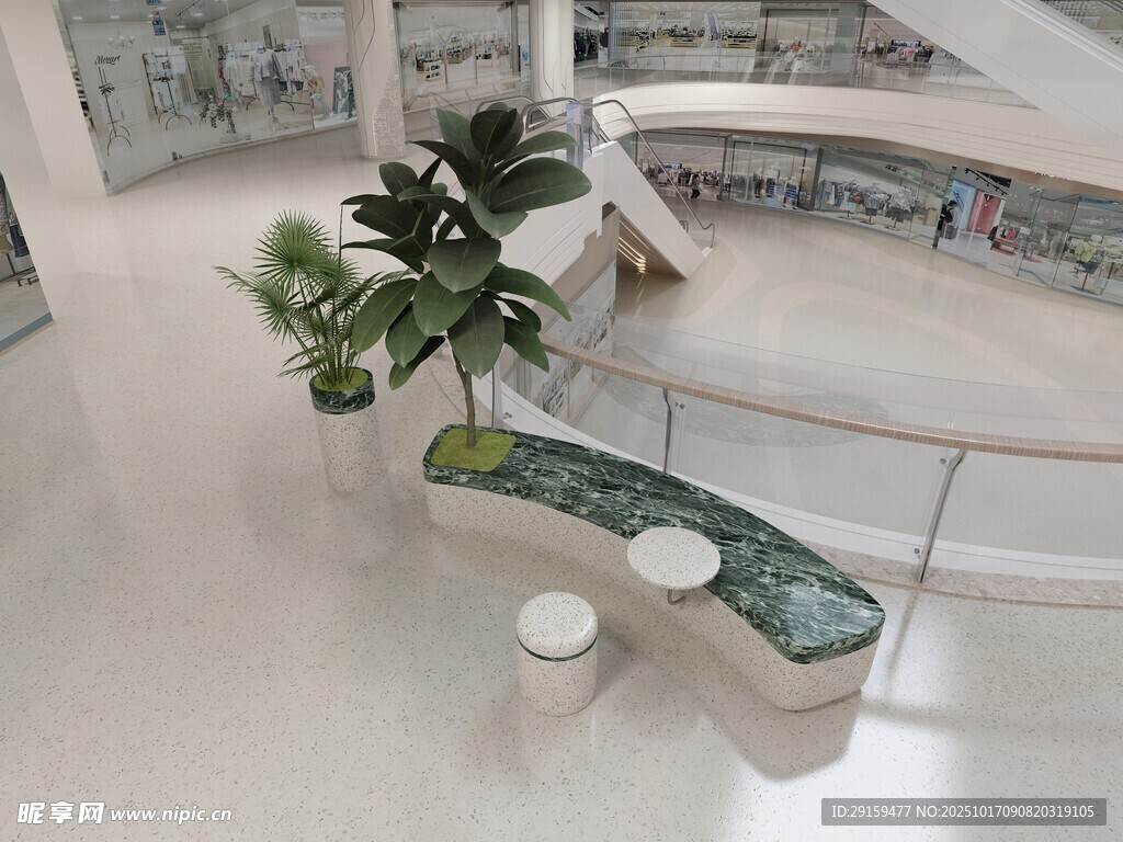 现代室内绿植装饰景观