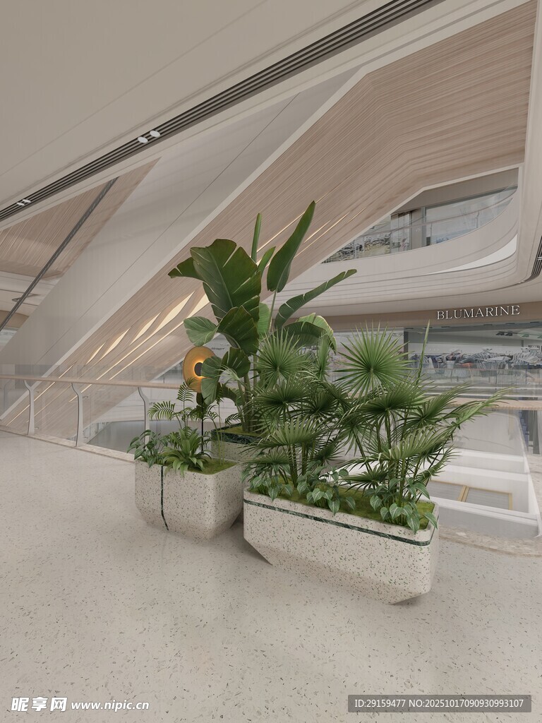 室内绿植装点现代空间