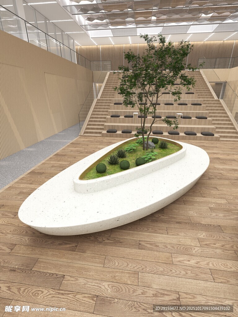 室内异形绿植景观设计