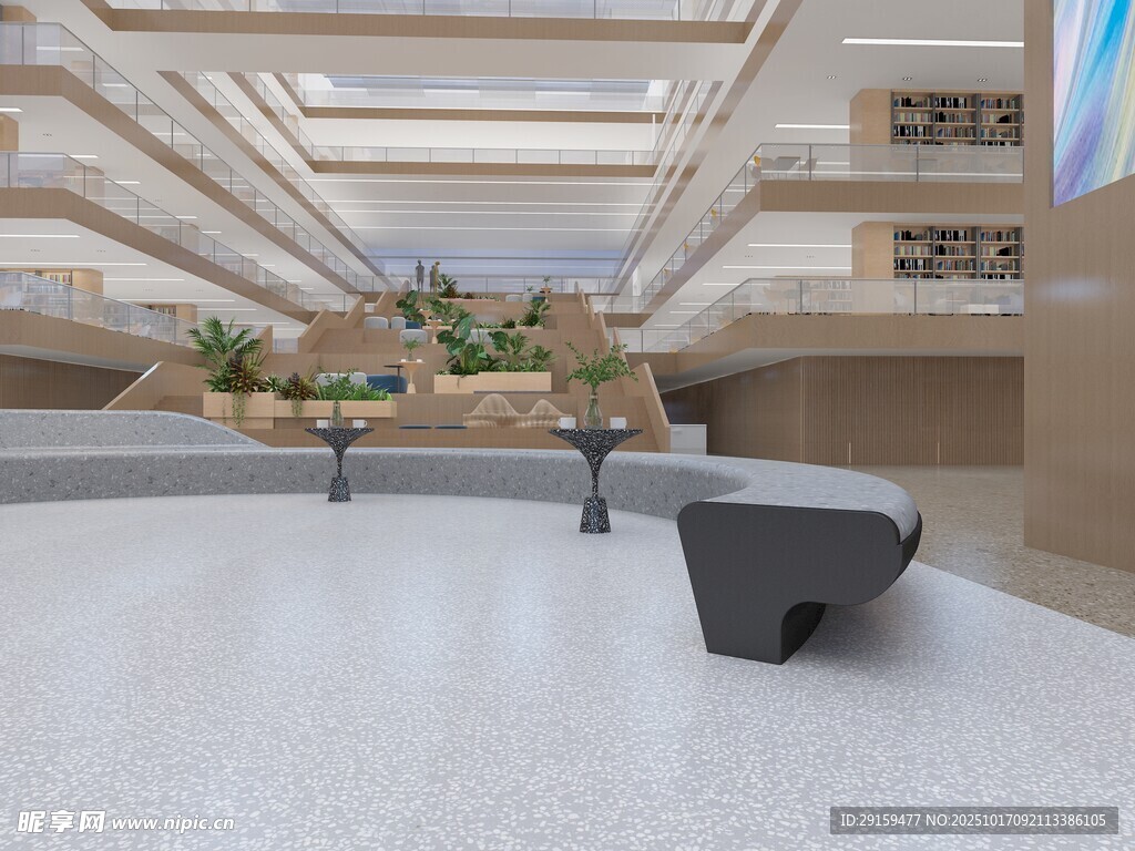 现代风格多层室内空间设计