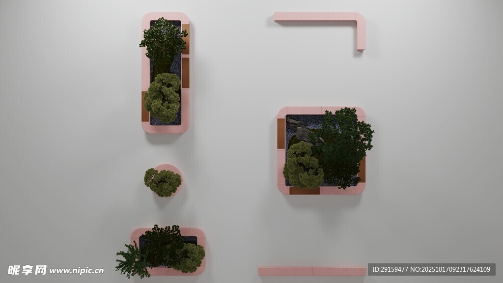 墙面绿植装饰艺术