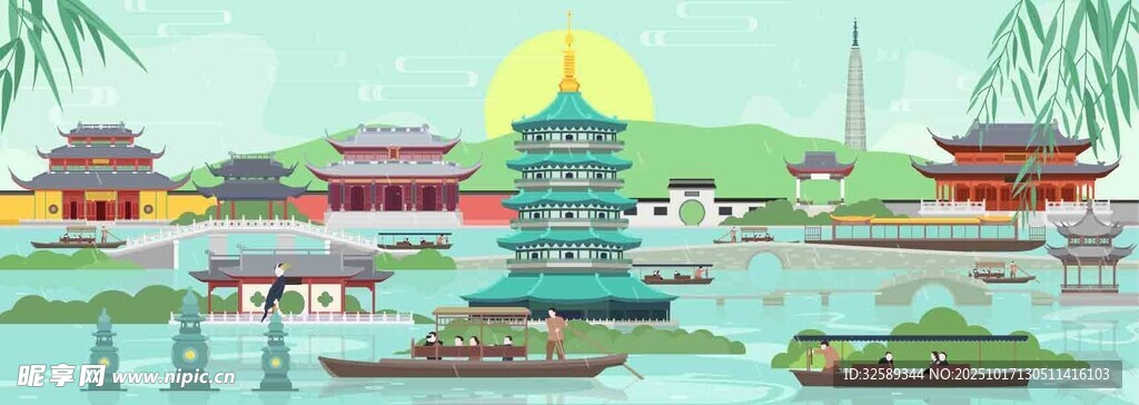 江南水乡美景