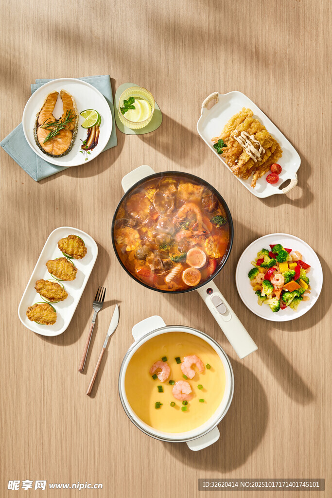 火锅美食组合 