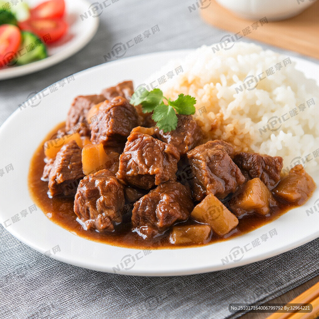 一份红烧牛腩饭