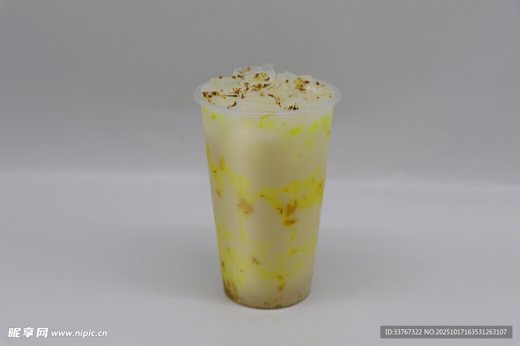 桂花牛乳茶