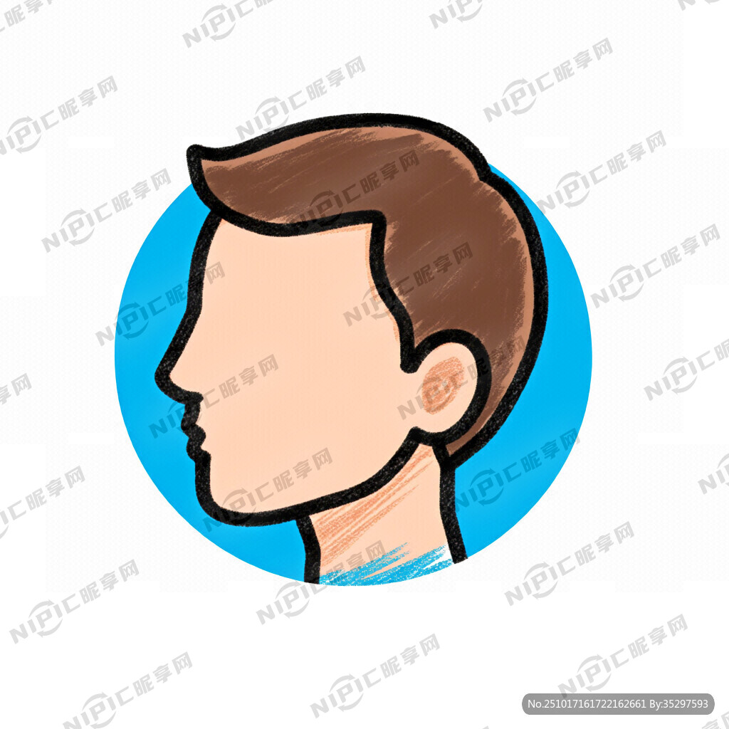侧脸素描公司logo
