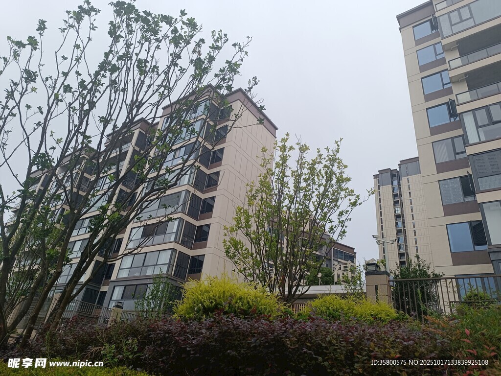 现代小区景观与建筑