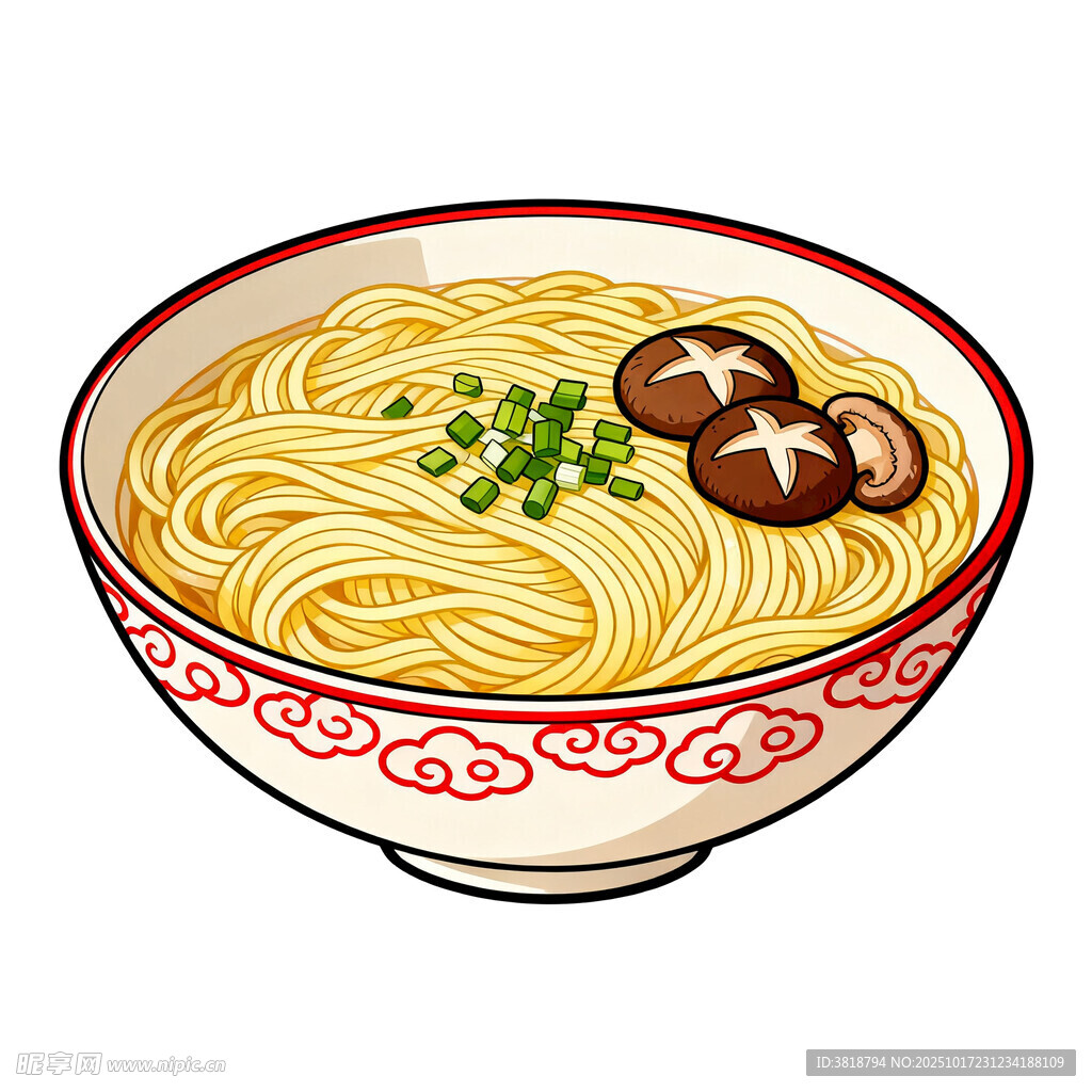一碗美味香菇面条