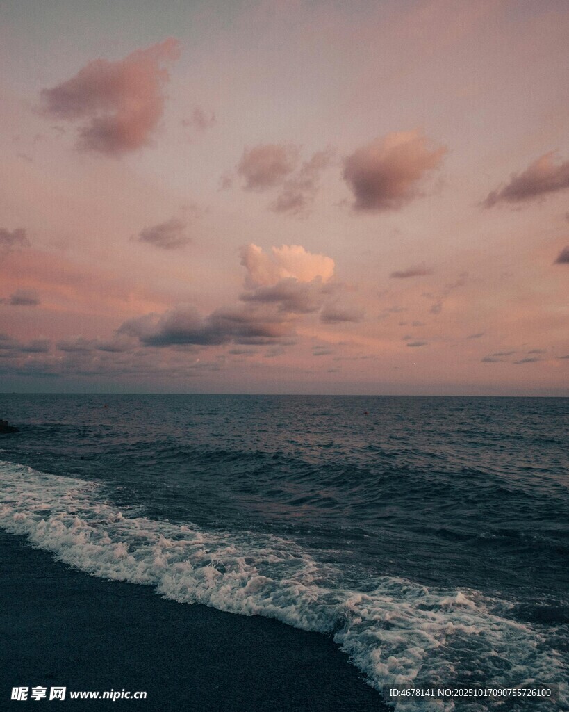 海边黄昏美景