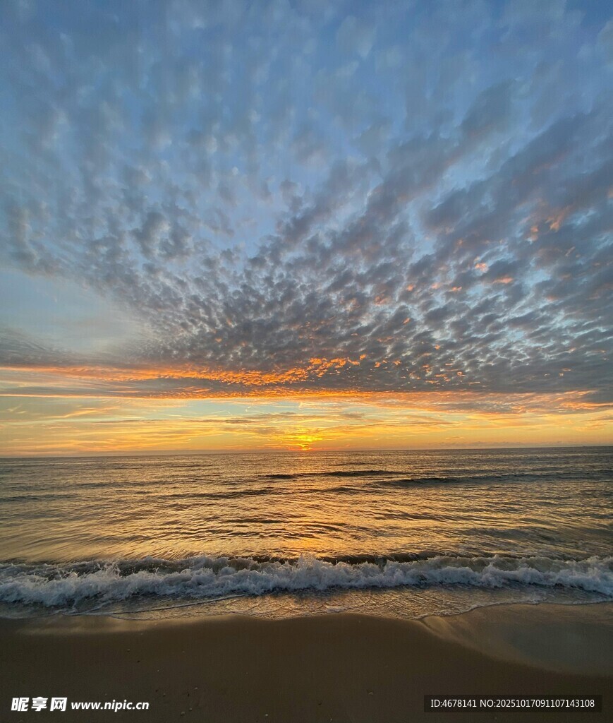 海边绝美日出风景