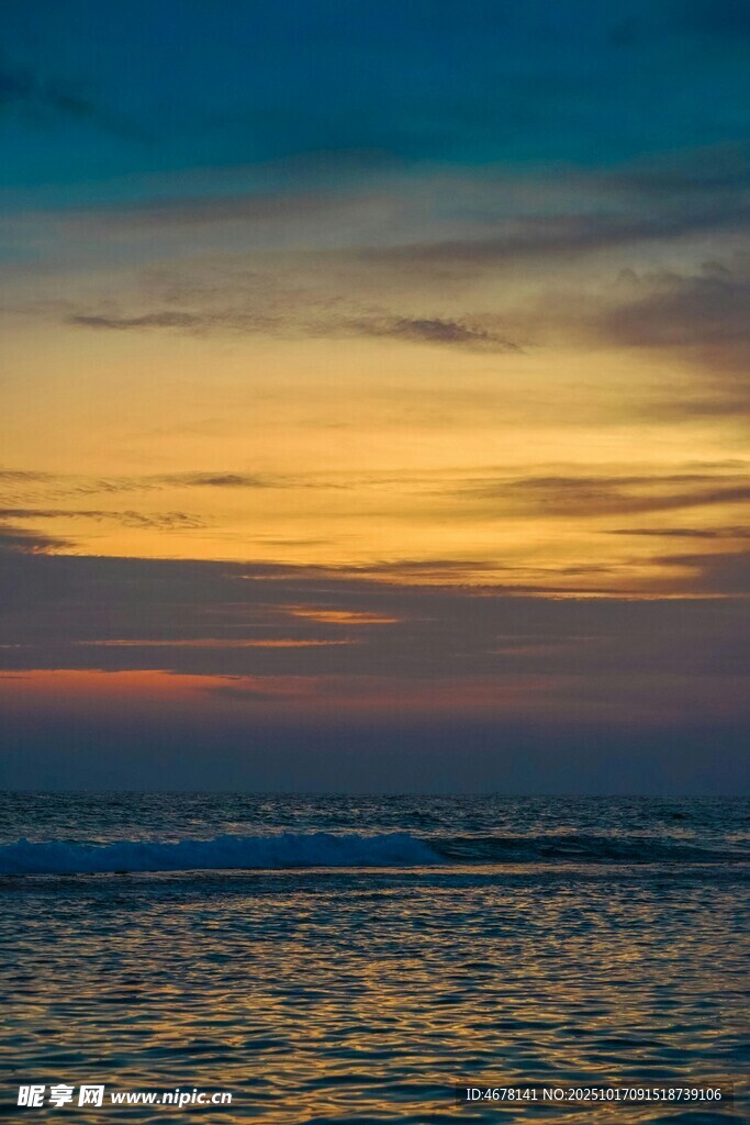 海边绚丽日落美景