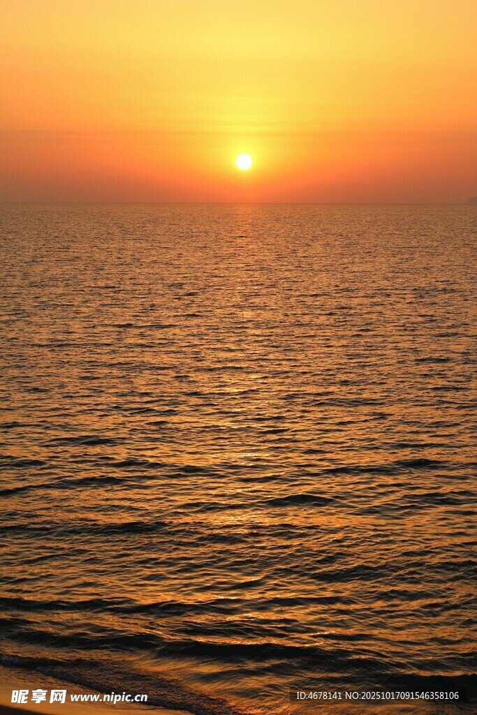 海上日落美景