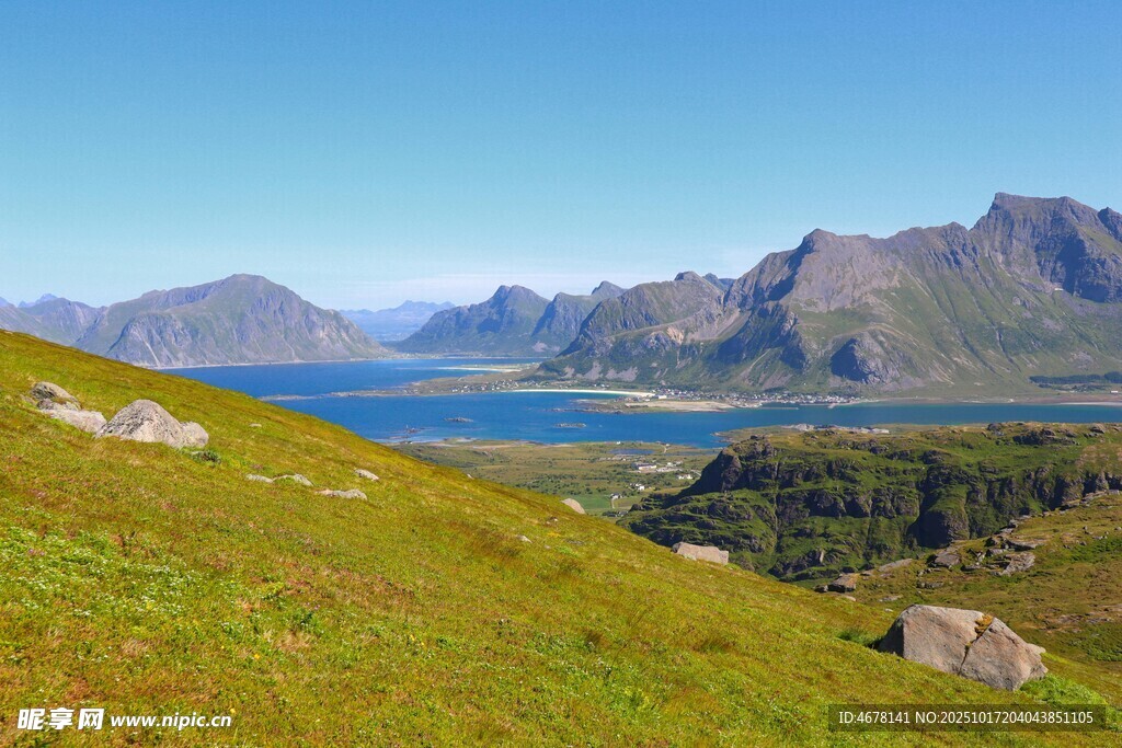 北欧风光青山碧海美景