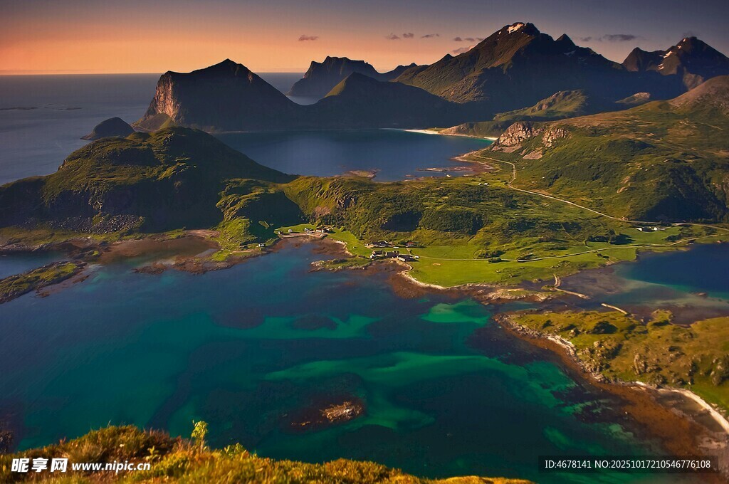 绝美山海景色风光图
