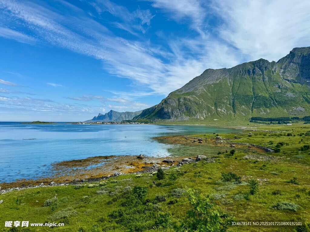 美丽山海风光景色如画