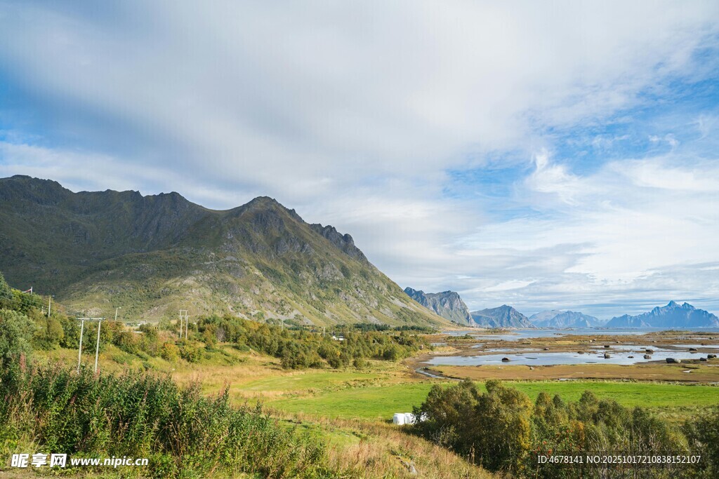 山间绿野风光美景