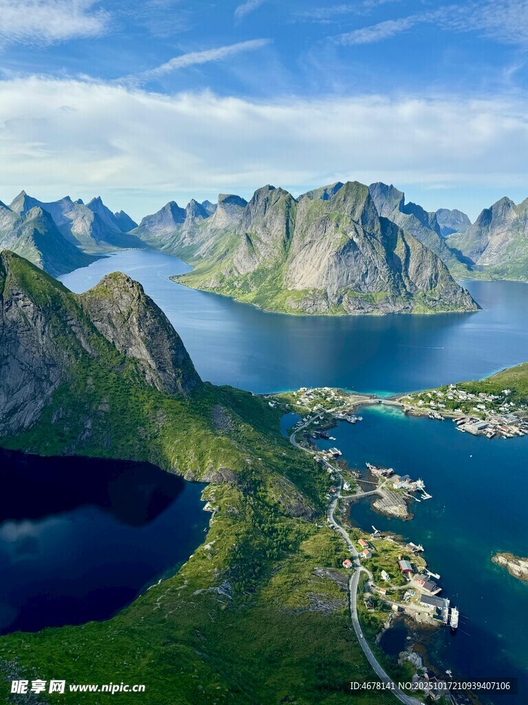 挪威绝美峡湾风光俯瞰