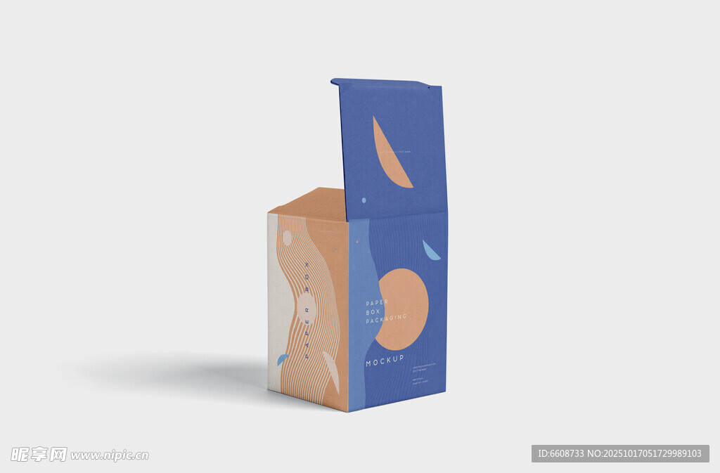 蓝色包装食品袋展示图