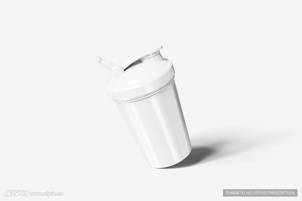 白色塑料容器特写