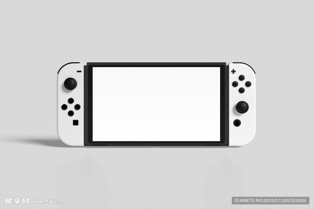 白色任天堂Switch游戏机