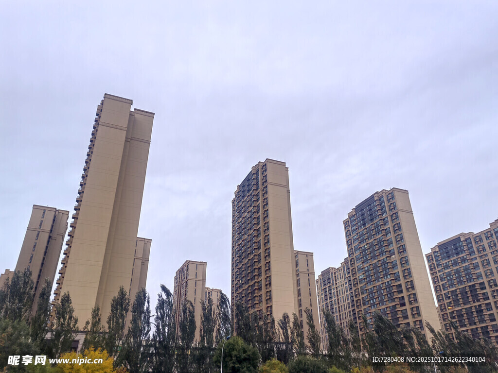 城市高楼林立景观