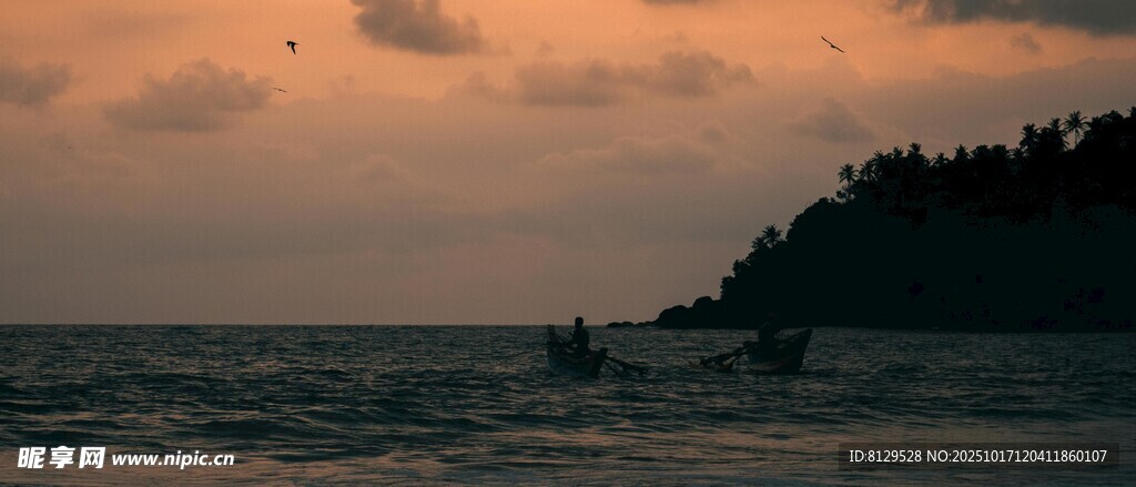 海边黄昏美景