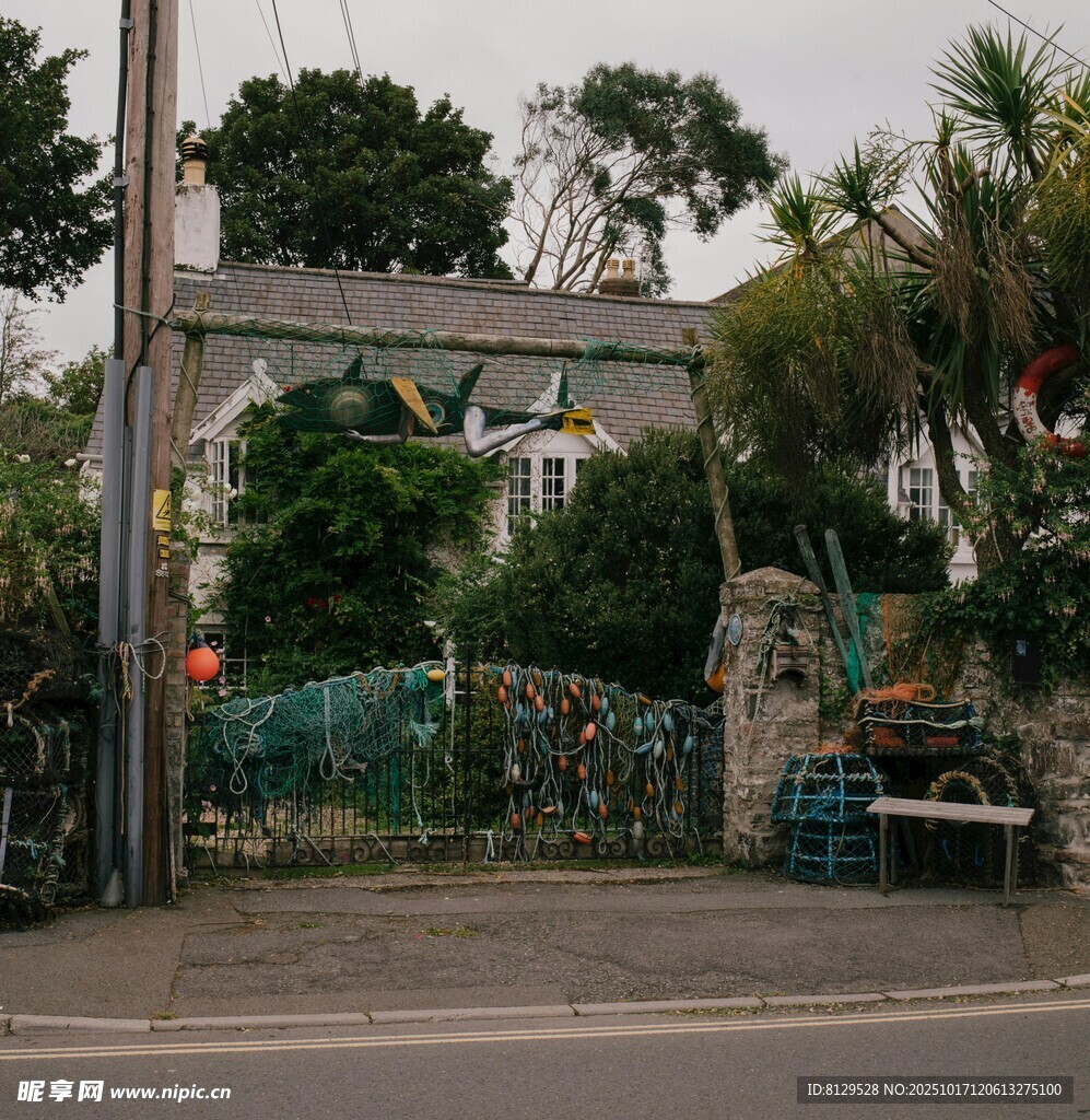 乡村小院入口景致