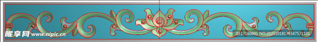 浮雕精雕图洋花