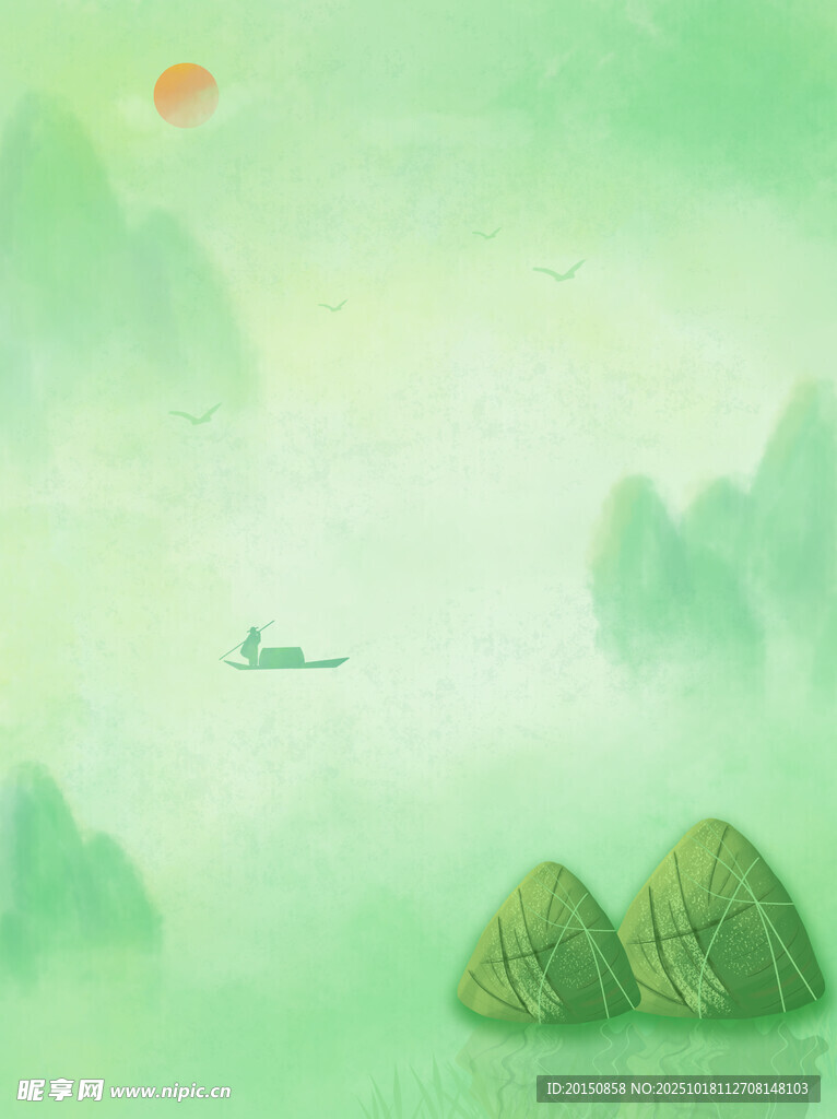 江上轻舟伴青山