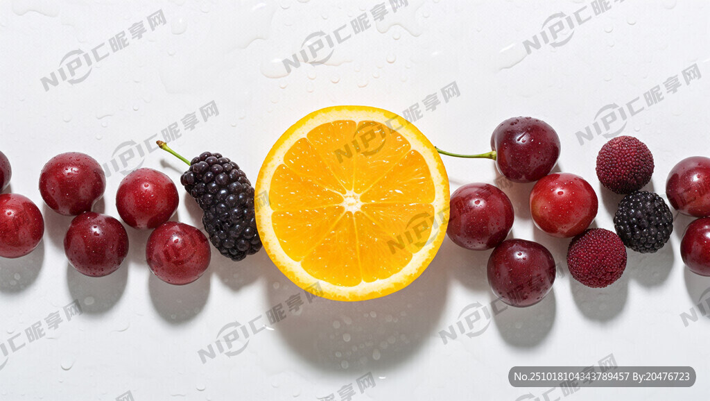 橙子 樱桃 葡萄 杨梅 桑葚 