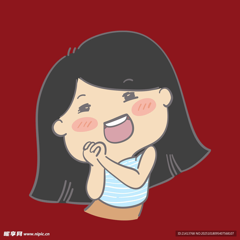 开心女孩