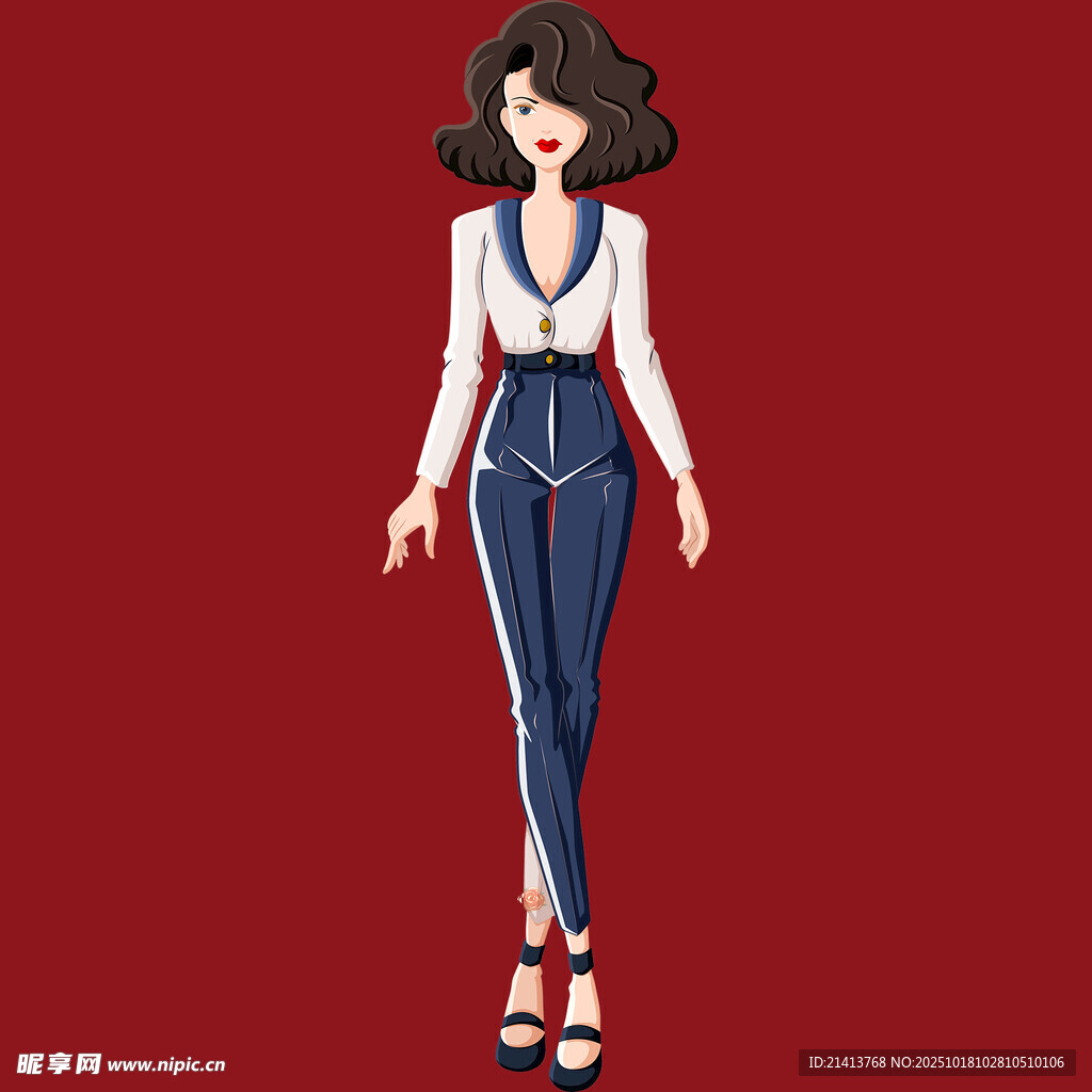 时尚干练女士职场风穿搭