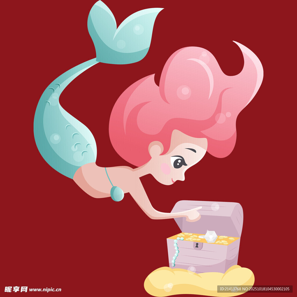 小美人鱼探寻宝箱