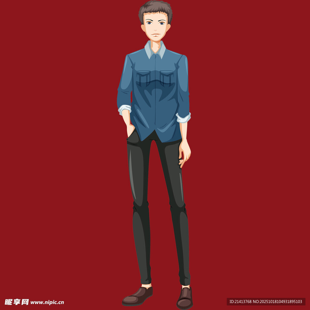 时尚男士形象展示